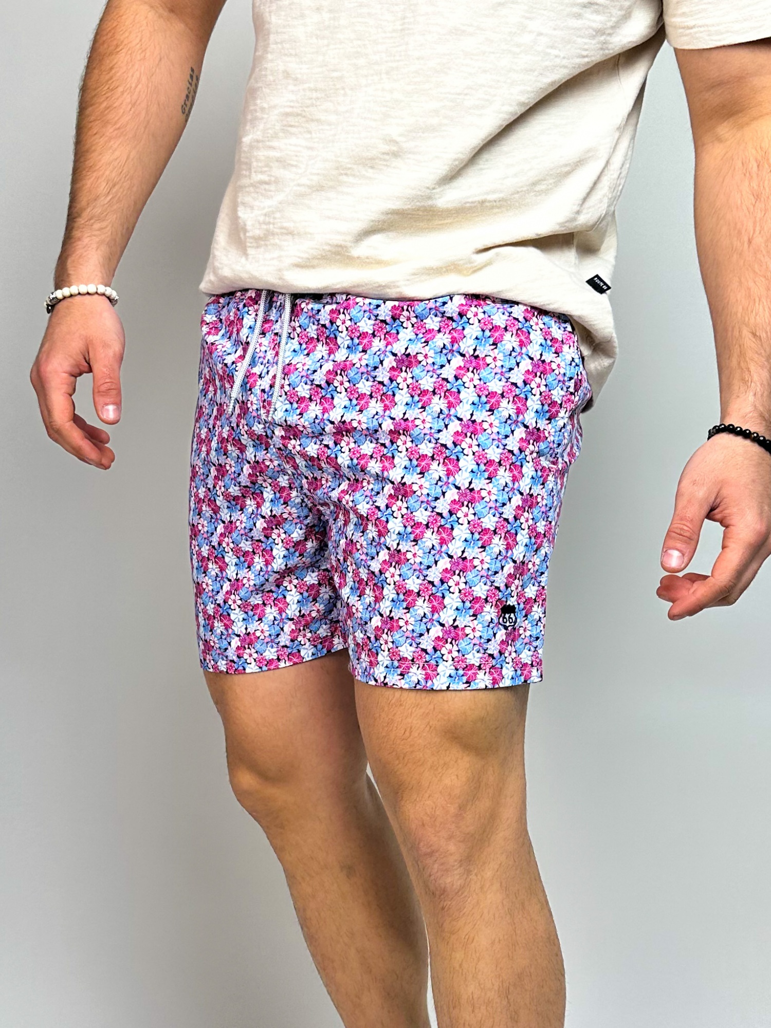 Short de baño estampado Duran