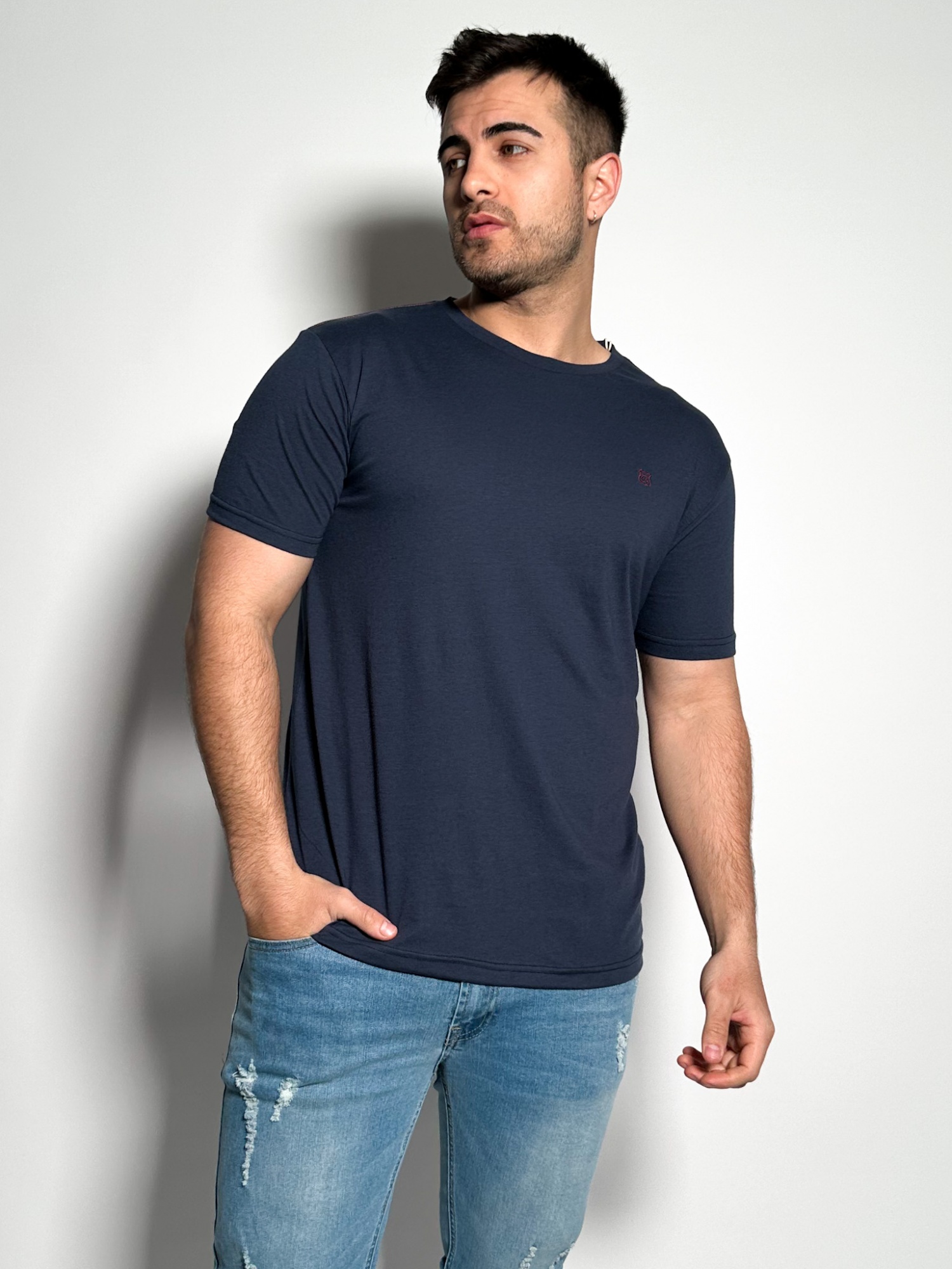 Remera lisa manga corta Timo